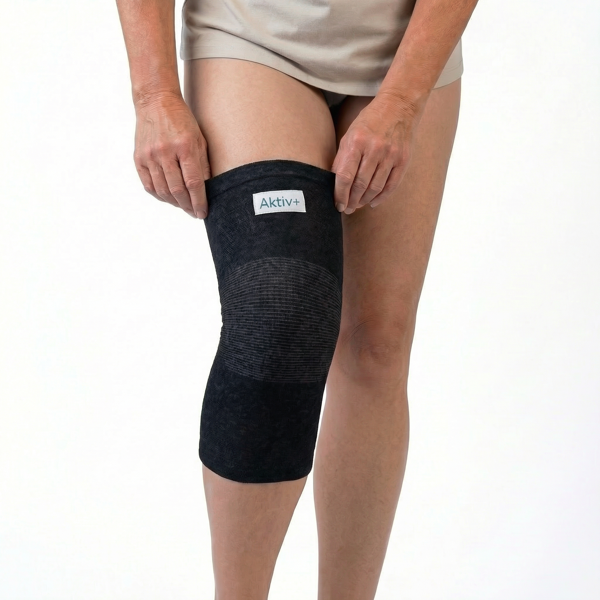 Aktiv+ Bambus Nacht-Kniebandage mit NachtStabil™ Technologie